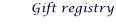 gift registry
